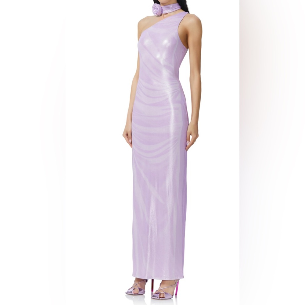 AFRM Savoy Maxi Dress - Orchid Shine Drape